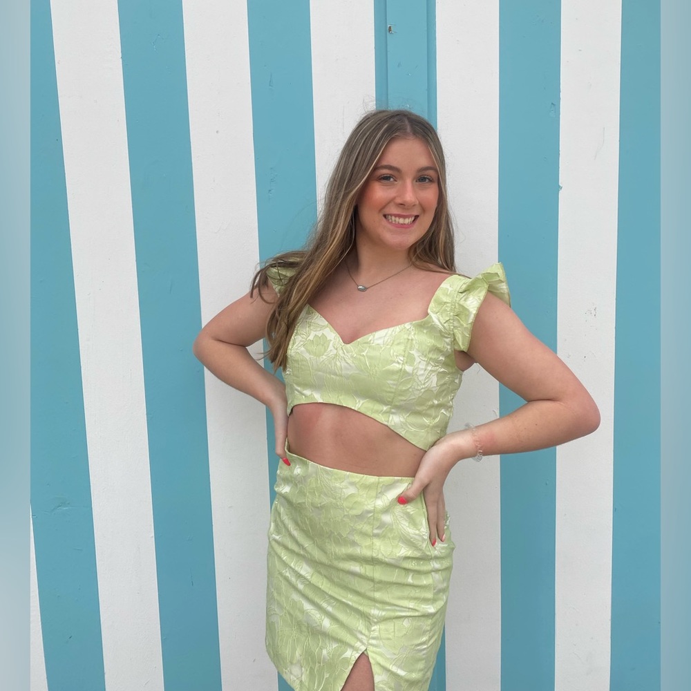 Top and skirt set